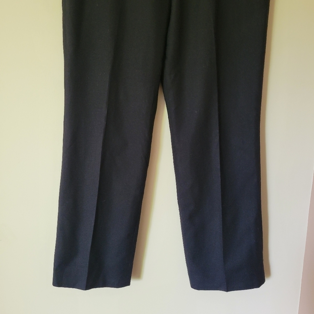 Pendleton Women's Seasonless Wool Straight Leg Trouser Pants Black Size 10 - Picture 7 of 9